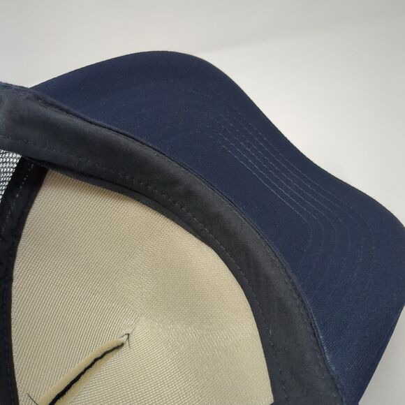 Pivot Cycles Snapback Rope Trucker Hat Blue One Size Mesh Back HG - Picture 7 of 8